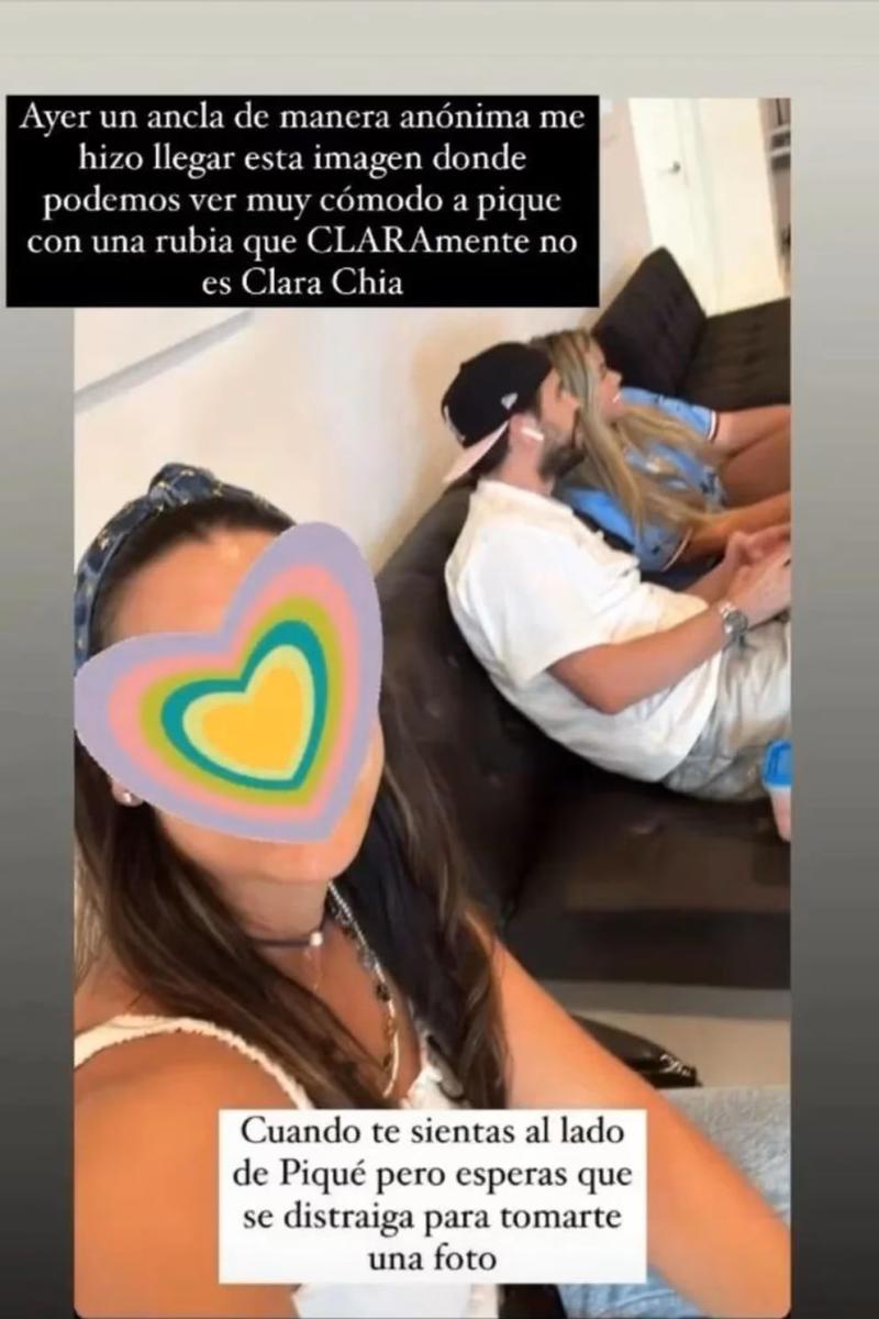 Gerard Piqué con otra mujer que no es Clara Chía