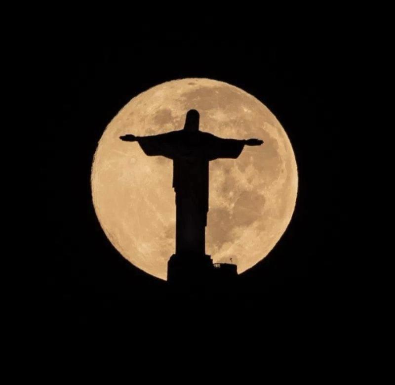 Así quedó el Cristo Redentor en apoyo a Vinicius Jr. - Twitter