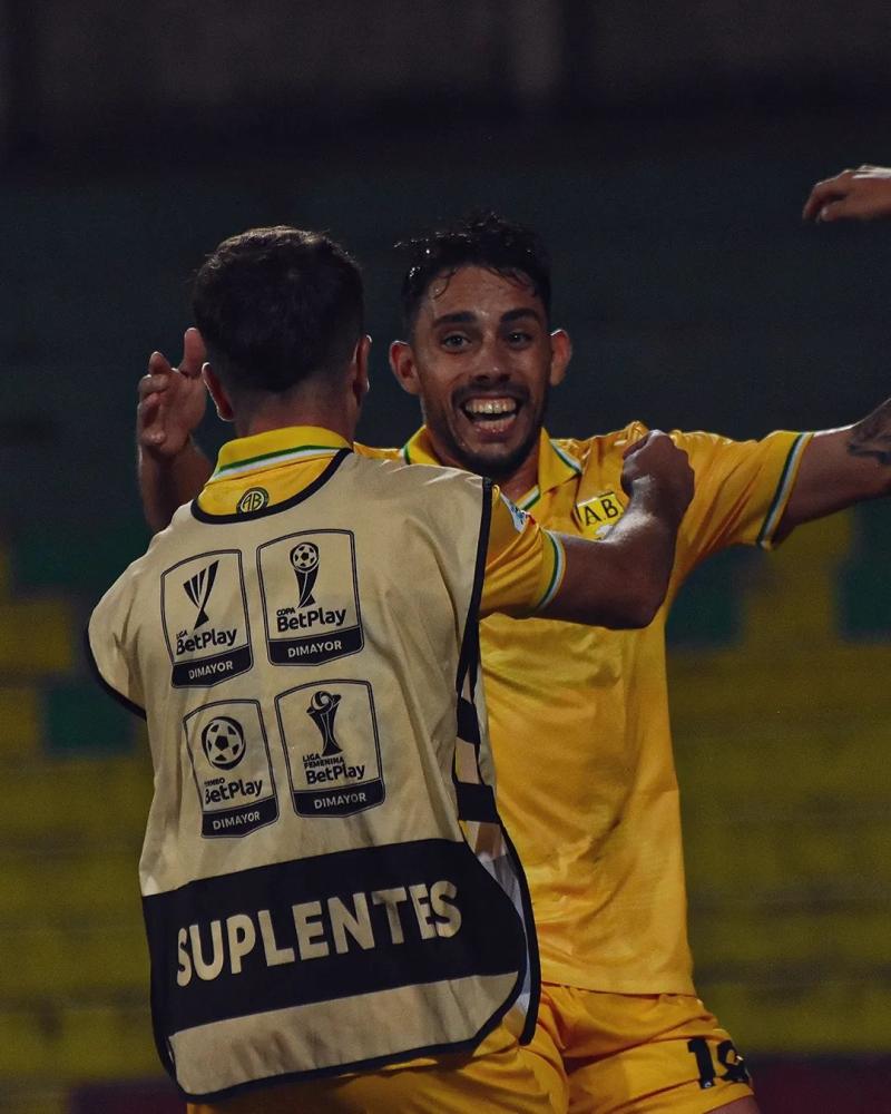 Lencina, delantero que interesa en Colo Colo, anotó nueve goles en los 19 partidos que jugó en Bucaramanga - Instagram