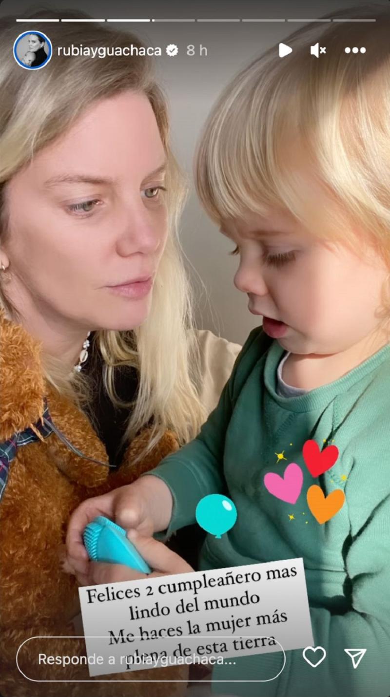 Instagram (@rubiayguachaca) - Cumpleaños del hijo de Javiera Acevedo