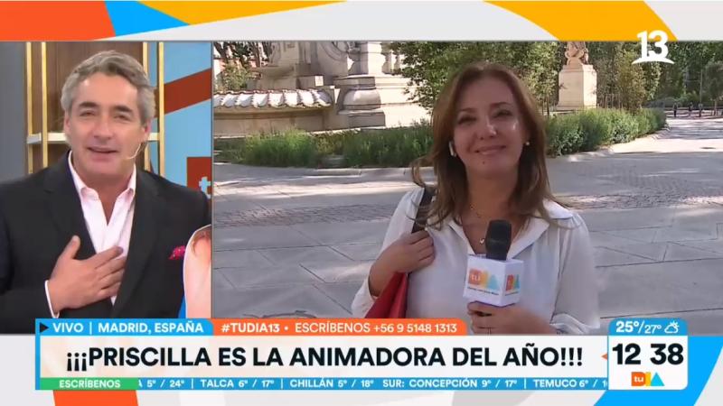 Canal 13 - Pricilla Vargas emocionada por ganar Copihue de Oro