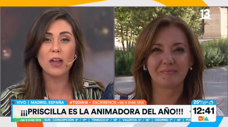 Canal 13 - Pricilla Vargas emocionada por ganar Copihue de Oro