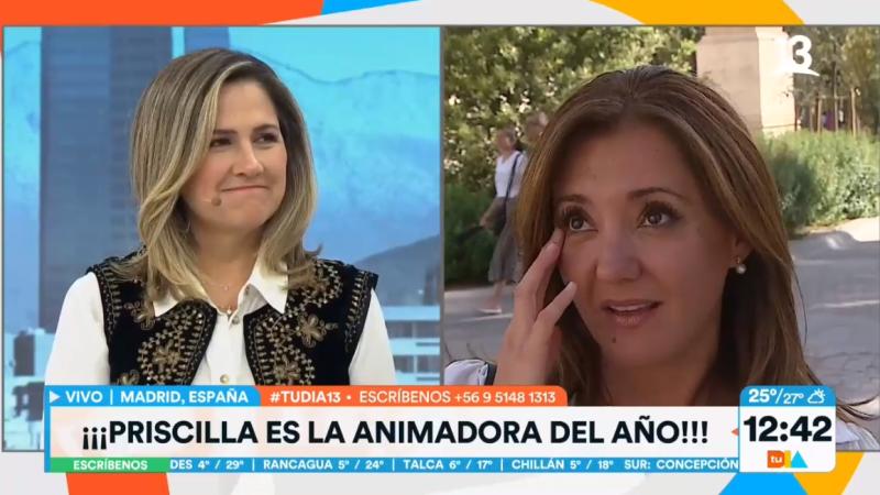 Canal 13 - Pricilla Vargas emocionada por ganar Copihue de Oro