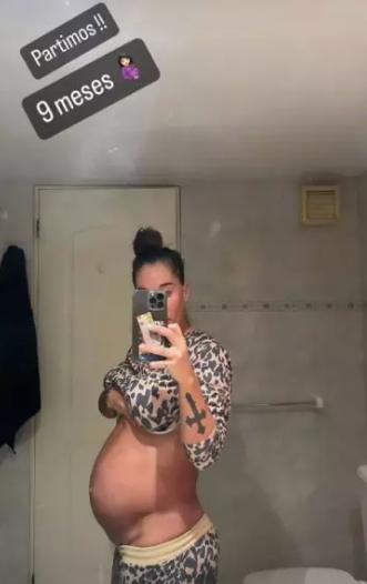 Instagram - Valentina Roth muestra su proceso de embarazo en redes sociales.