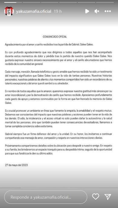 La masiva despedida que tuvo Galee Galee en su natal Pudahuel