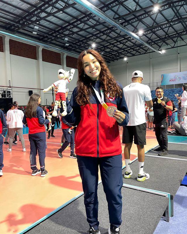 Paula Salinas, seleccionada nacional de voleibol.