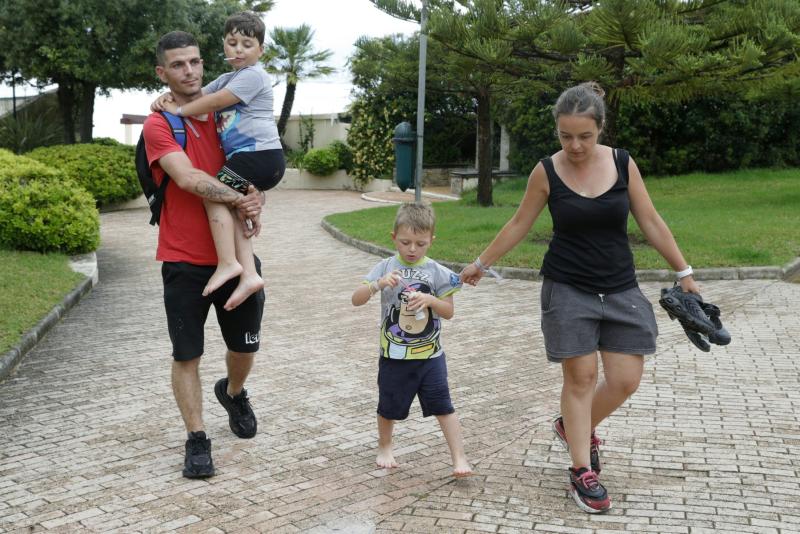 AFP - El pequeño Kenzo y su familia
