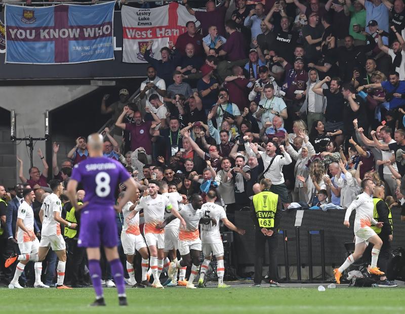 West Ham gritó campeón en Praga (Foto: AFP)