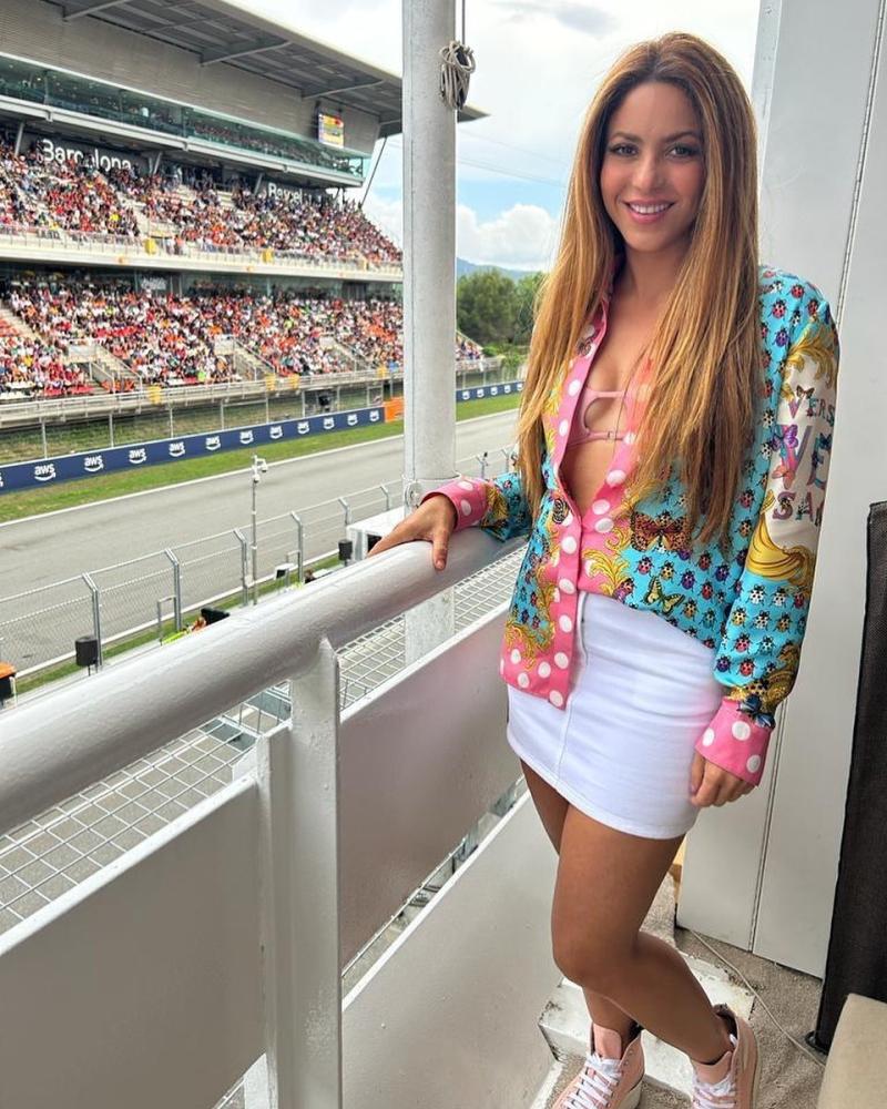 Shakira fue a dos carreras de la Fórmula 1 y aseguran que fue para ver a Lewis Hamilton - Instagram