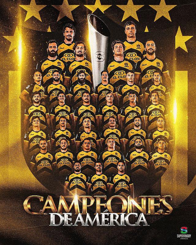 Peñarol se consagró bicampeón del Súper Rugby Américas. Imagen: Instagram.