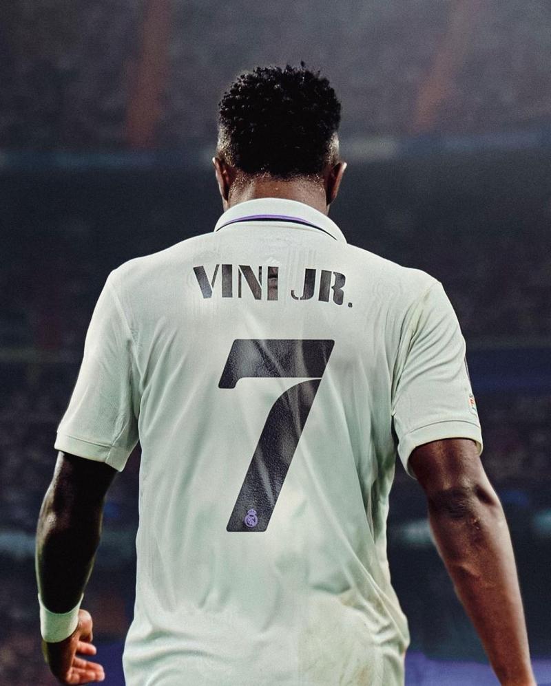 Vinicius Jr es el gran emblema del Real Madrid, tanto que ahora usará la histórica 7 - Instagram