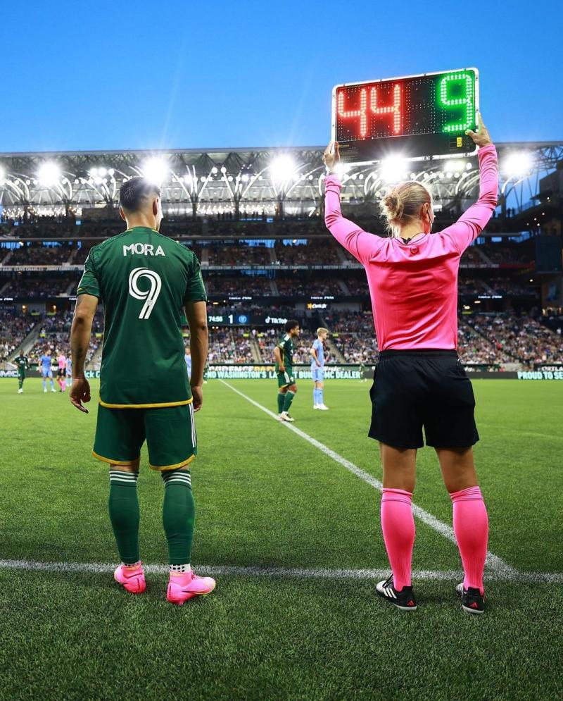 Felipe Mora regresó al fútbol tras una compleja lesión - Instagram (@Timbersfc)