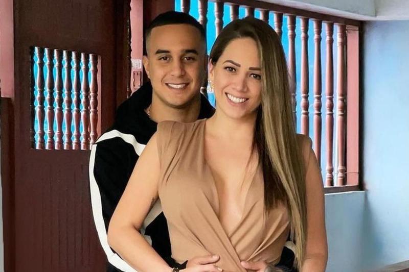 Melissa Klugg y su actual pareja, Jesús Barco.