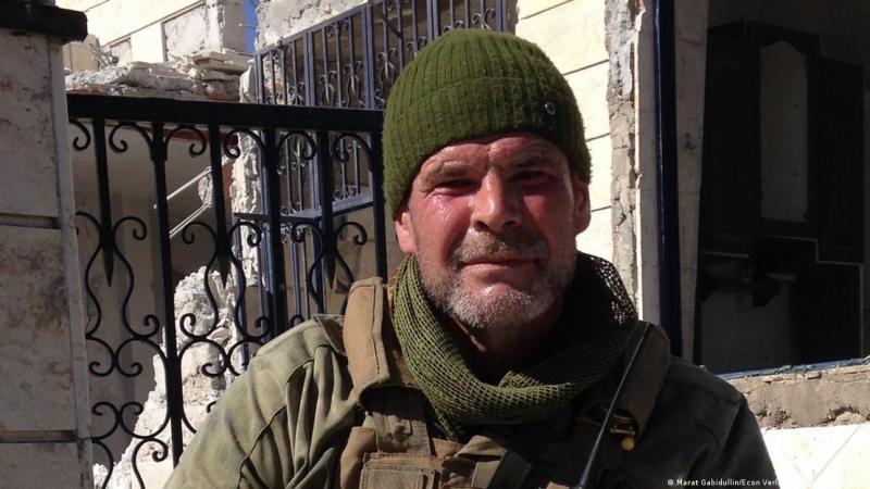 Marat Gabidullin durante su misión en Siria.