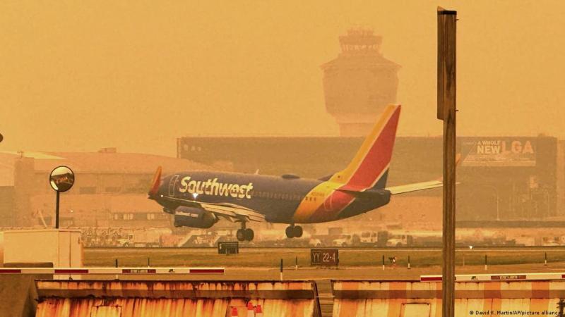 Humo de incendios en Canadá afecta vuelos y eventos en EEUU