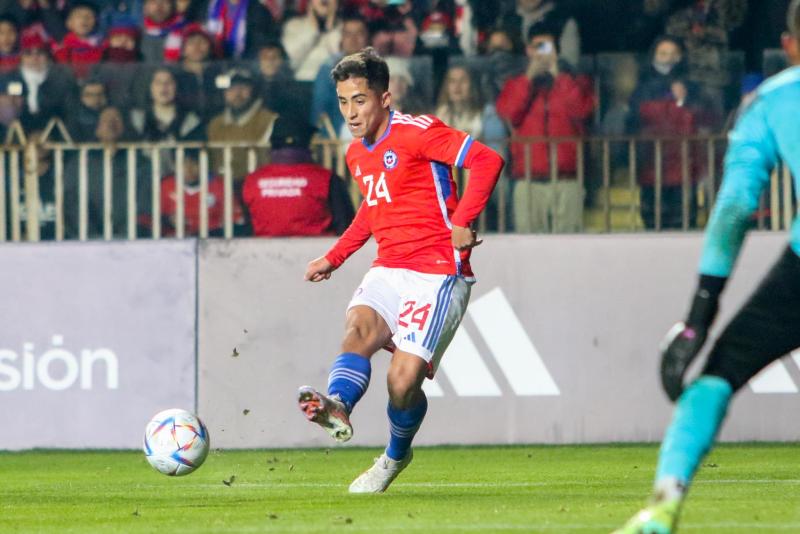 Lucas Assadi sumó minutos en el amistoso contra Cuba.