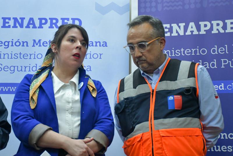 Agencia Uno - Constanza Martínez y Miguel Muñoz abordan Alerta Temprana Preventiva en la RM