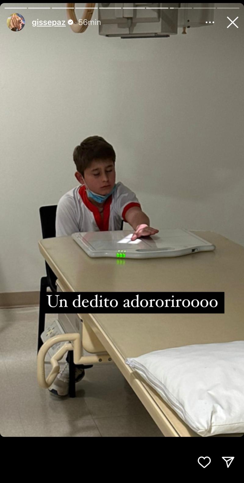 El accidente escolar que sufrió el hijo de Mauricio Pinilla.