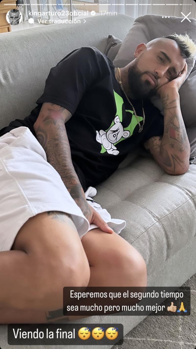 Arturo Vidal Vía Instagram