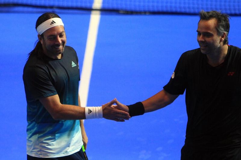 Nicolás Massú y Fernando González se enfrentarán en el Gran Arena Monticello. Imagen: Photosport.