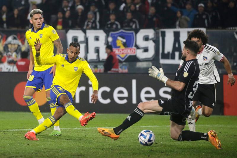 Boca Juniors venció a Colo Colo en la Región Metropolitana. Imagen: Photosport.