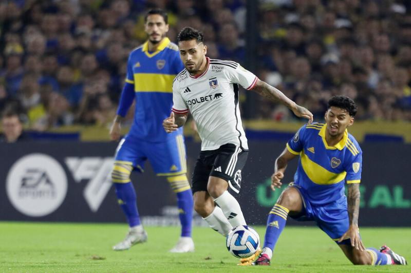 Colo Colo visita a Boca Juniors por la Copa Libertadores 2023. Imagen: Photosport.