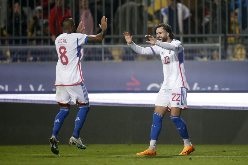 Ben Brereton se matriculó con un hattrick para el triunfo de la Roja - Photosport
