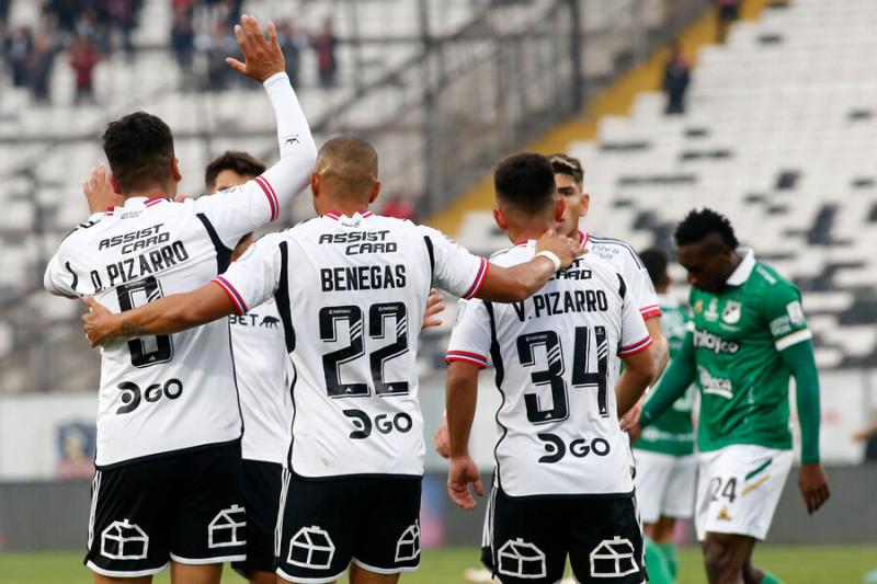 Colo Colo derrotó a Deportivo Cali en el amistoso en el Monumental. Crédito: Photosport.