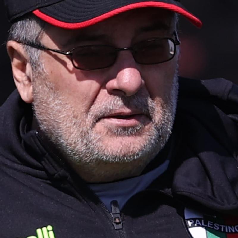 Claudio Quintiliani se despidió de Palestino Femenino. Imagen: Facebook.