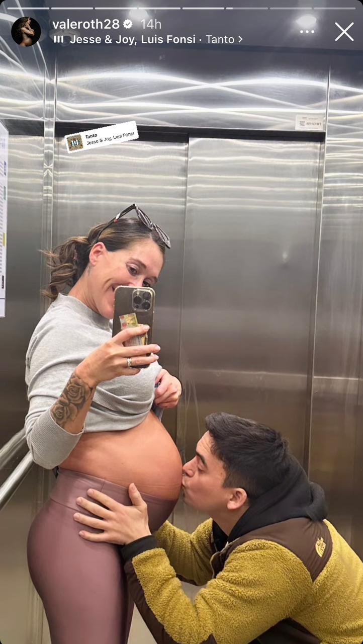 Instagram (@valeroth28) - Foto de Valentina Roth con 39 semanas de embarazo