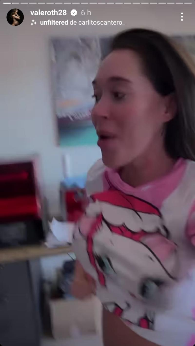 Instagram @valeroth28 - Vale Roth corriendo en la antesala de su parto.