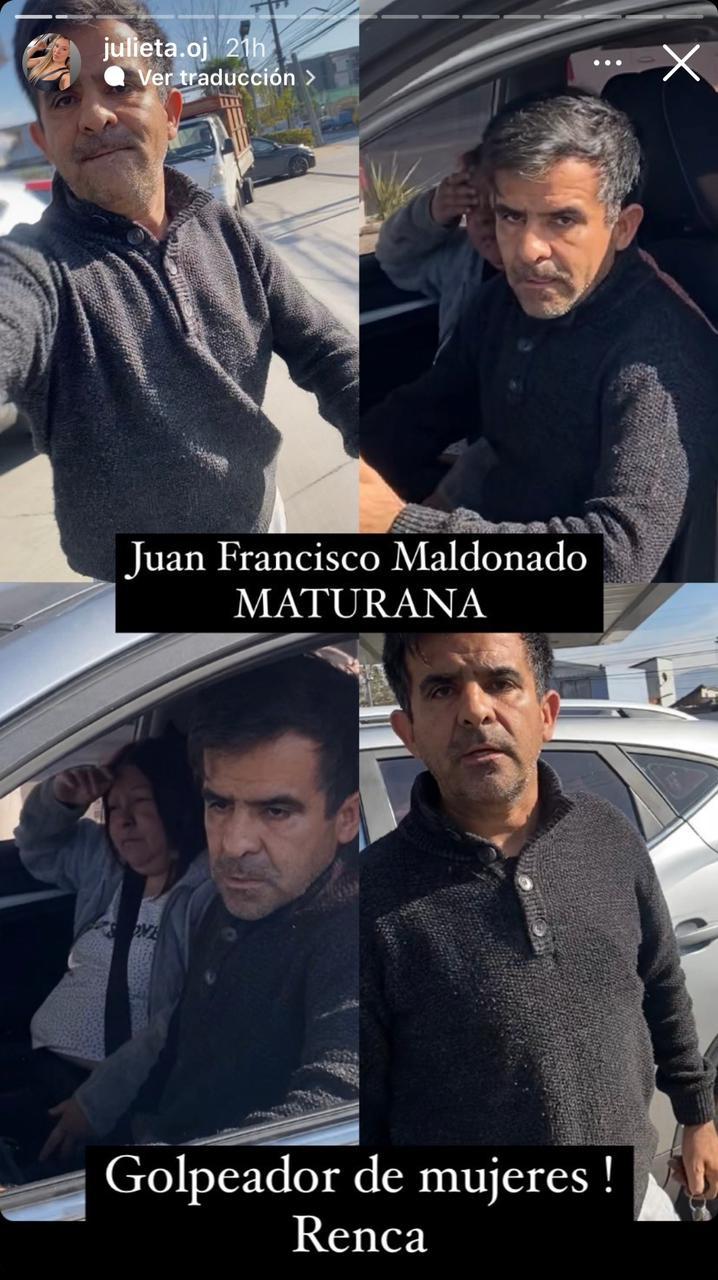 Instagram (@julieta.oj) - Hombre que agredió a mujer en bencinera