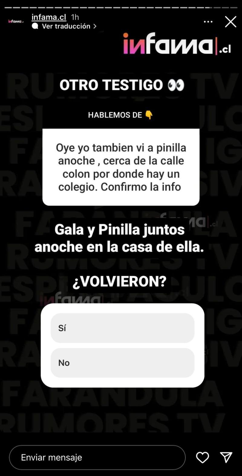 ¿Mauricio Pinilla volvió con Gala Caldirola?