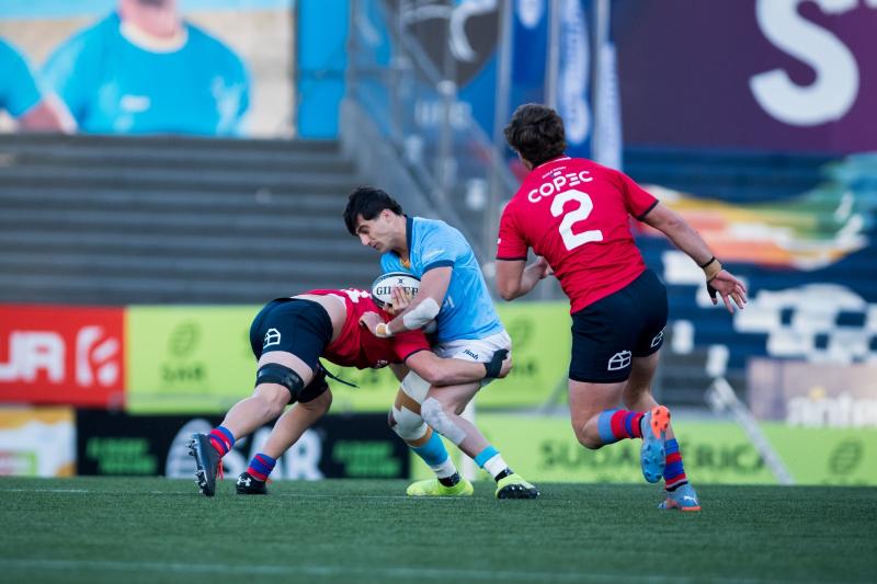 Los Cóndores tuvieron una buena jornada sabatina, aunque cayeron con Uruguay en el Preolímpico de Rugby Seven - Enzo Santos