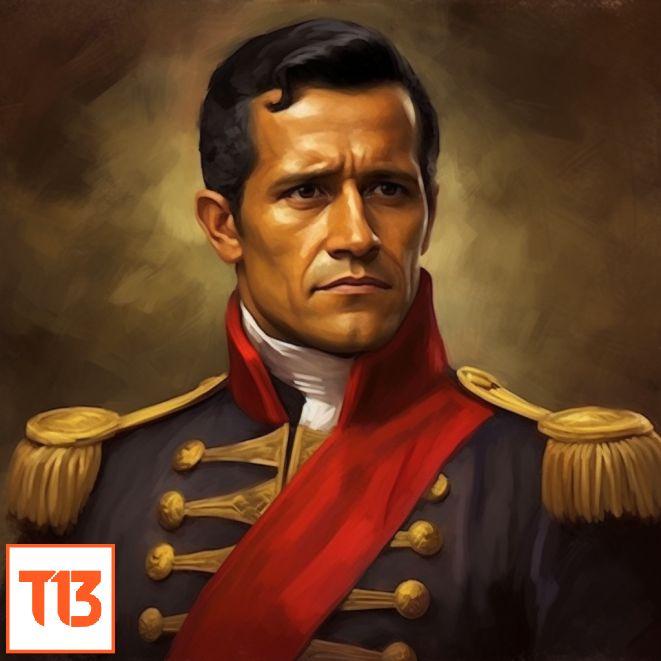 Midjourney/T13 - Alexis Sánchez como héroe patrio