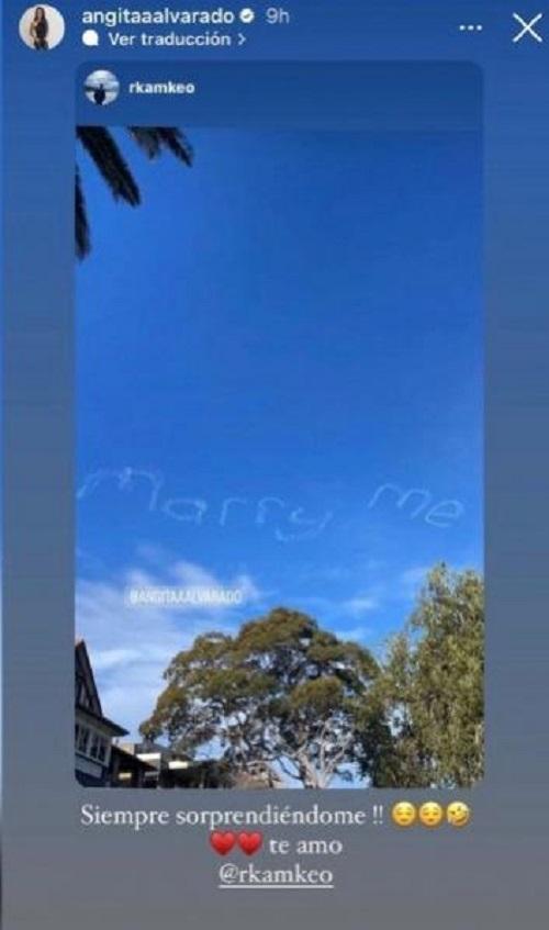 Instagram (@angitaaalvarado) - Sorpresa que recibió Angie Alvarado