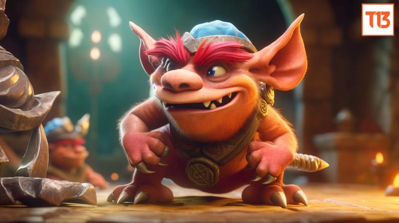 T13 - Bokoblin en una película de Illumination según Midjourney