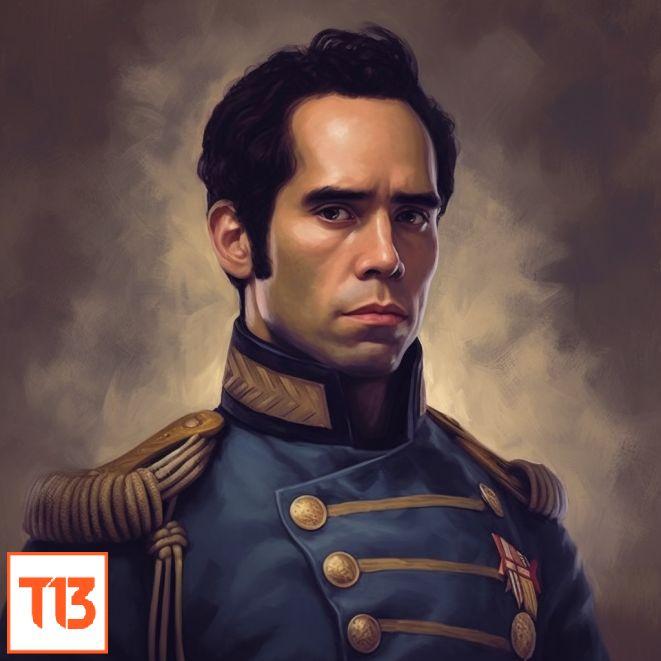 Midjourney/T13 - Alexis Sánchez como héroe patrio