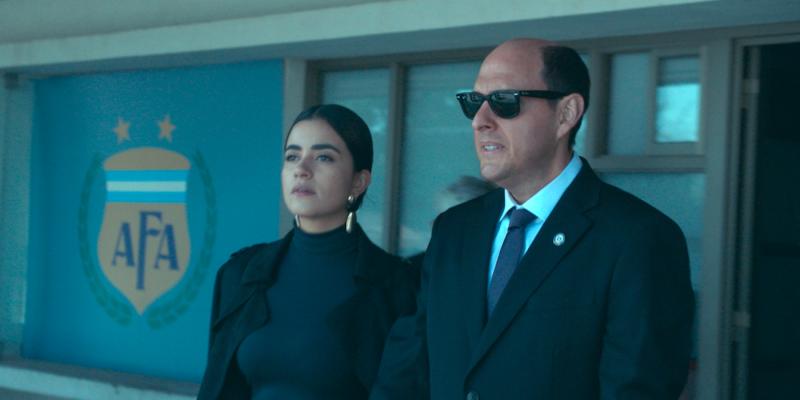 Andrés Parra interpretando a Sergio Jadue.