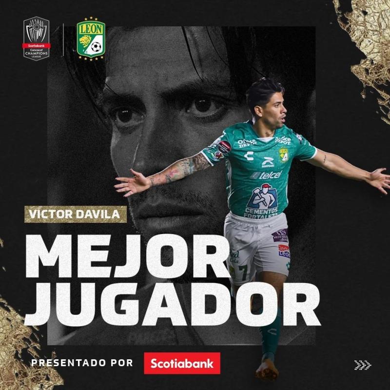 El chileno Víctor Dávila fue el MVP de la última final de la Champions League - Instagram