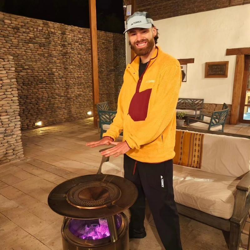 Ben Brereton ha recorrido Chile para su documental - Instagram