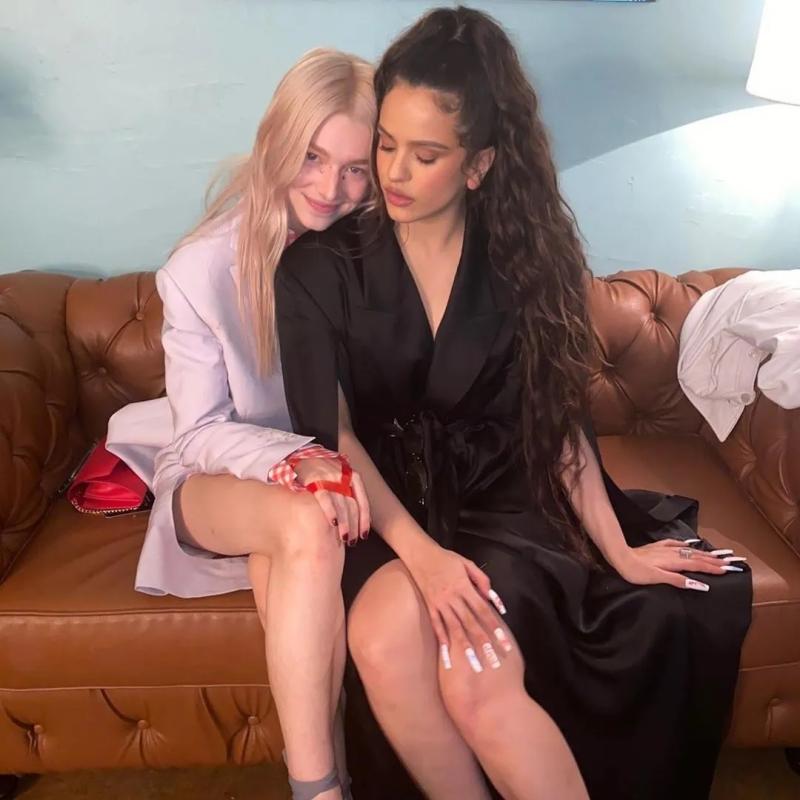 Rosalía junto a Hunter Schafer.