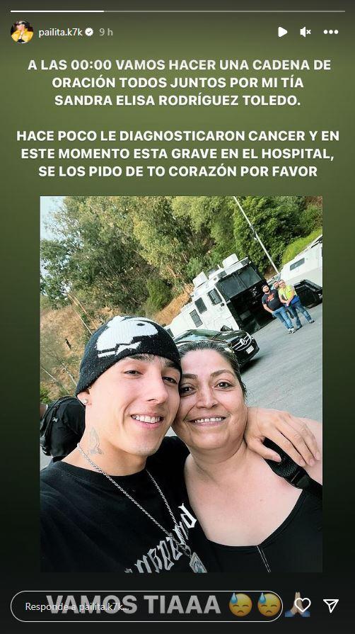 Instagram (@pailita.k7k) - Pailita junto a su tía Sandra