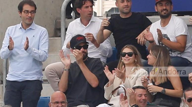 Gerard Piqué junto a Clara Chía Marti en Andorra.