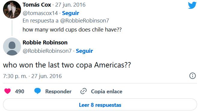 La burla de Robbie Robinson contra Messi
