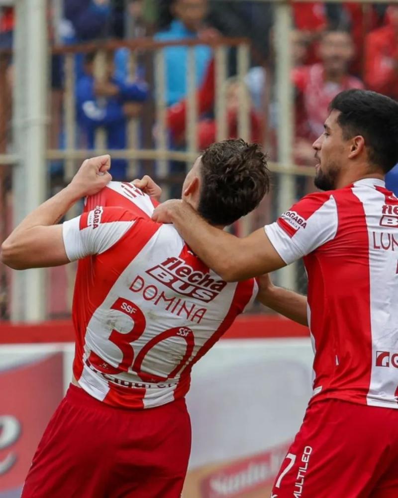 Jerónimo Domina anotó su primer gol con la camiseta de CA Unión - Instagram