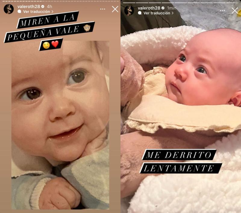 Instagram (@valeroth28) - Valentina Roth y su hija Antonia