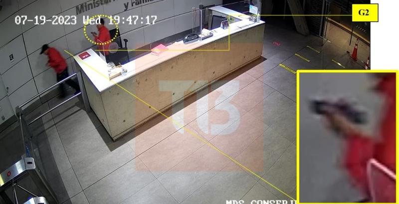 Robo en Ministerio de Desarrollo Social (Imágenes de la investigación)