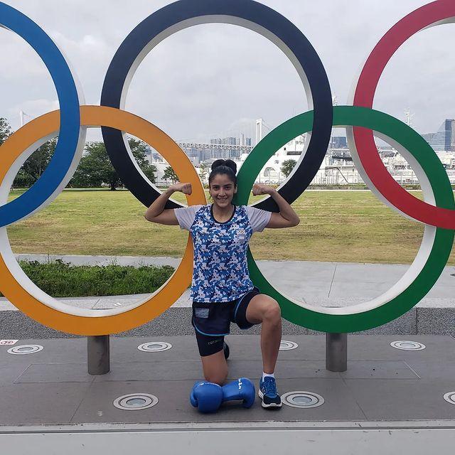 Dayana Sánchez en los Juegos Olímpicos 2020 (Instagram)