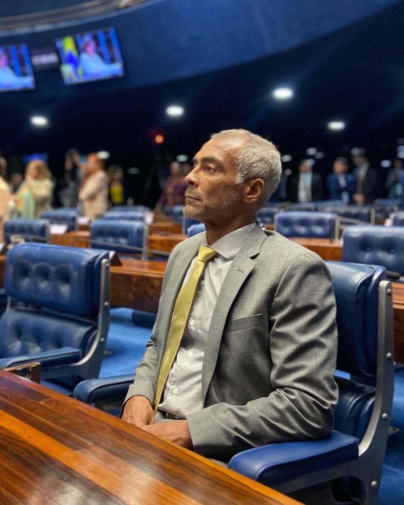En la actualidad Romario se desempeña como Senador por Rio de Janeiro. / Foto: @romariofaria